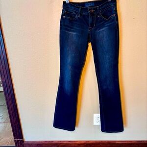 Lucky Brand Sweet Boot Jeans, size 24, Dark Wash, Mid Rise, Cowgirl Farmgirl